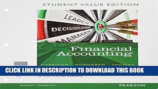 Best Seller Financial Accounting, Student Value Edition Plus NEW MyAccountingLab with Pearson
