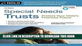 Best Seller Special Needs Trusts: Protect Your Child s Financial Future Free Read