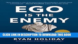Best Seller Ego Is the Enemy Free Read