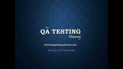 Presentación de tu canal The QA Testing Channel