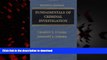 Read book  Fundamentals of Criminal Investigation (O haras Fundamentals of Criminal Investigation)