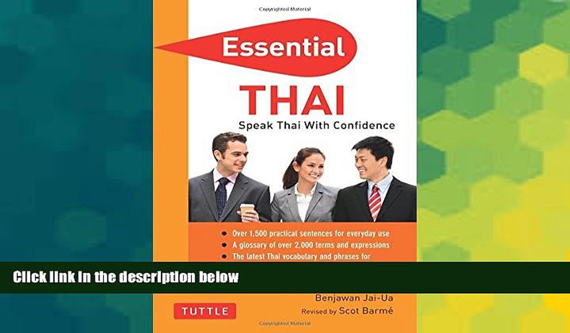 Ebook deals  Essential Thai: Speak Thai With Confidence! (Thai Phrasebook   Dictionary) (Essential