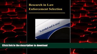 liberty book  Research in Law Enforcement Selection online for ipad