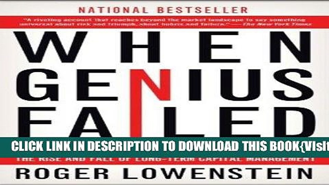 [PDF] When Genius Failed: The Rise and Fall of Long-Term Capital Management Full Collection