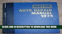 [PDF] Motor Auto Repair Manual 1968-1974 Popular Collection