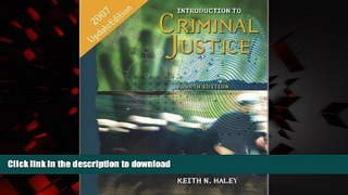 Buy books  Introduction to Criminal Justice: Updated Edition online for ipad