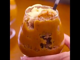 Bolo de churros na taça