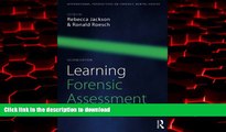 Best book  Learning Forensic Assessment: Research and Practice (International Perspectives on