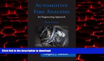 Buy books  Automotive Fire Analysis, Third Edition online