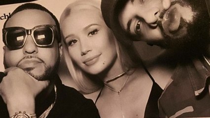 Iggy Azalea and French Montana Cuddle Close at His Birthday Bash