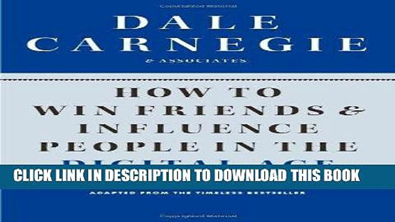 [PDF] How to Win Friends and Influence People in the Digital Age Full Online