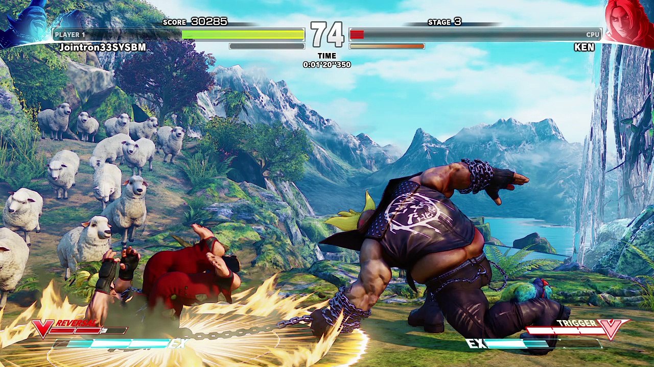 STREET FIGHTER V Survival Mode Birdie Playthrough (Easy)