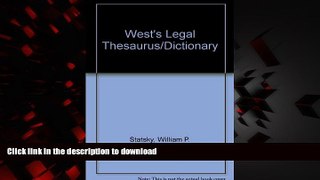 Read book  Legal Thesaurus   Dictionary, Deleuxe Edition online for ipad