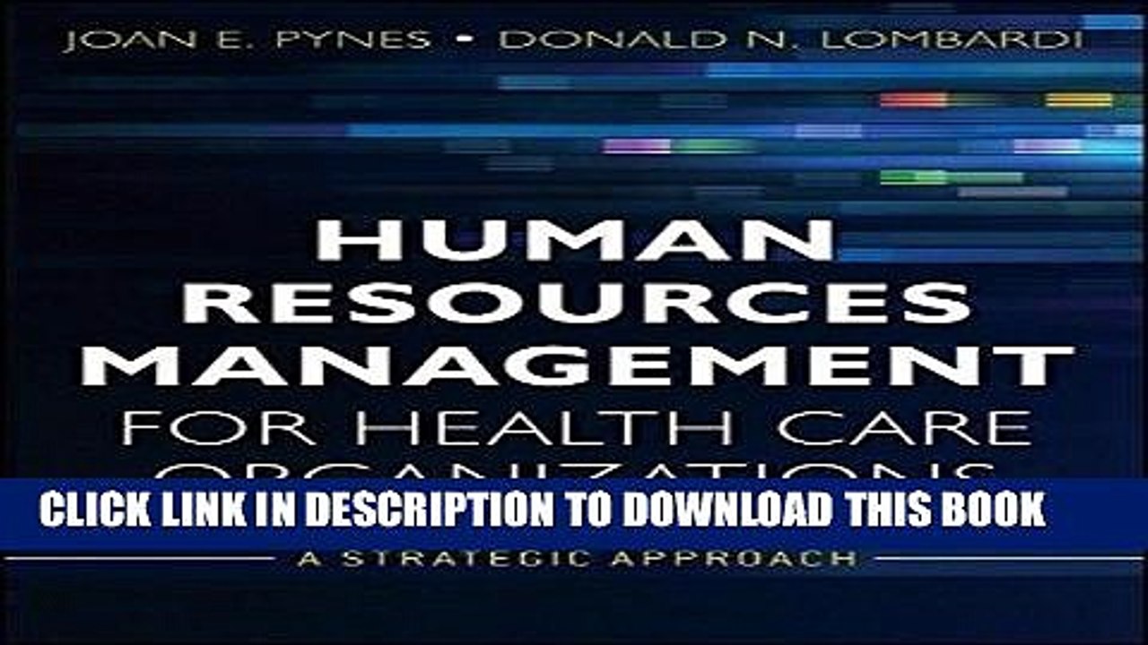 [PDF] Human Resources Management for Health Care Organizations: A Strategic Approach Full Collection