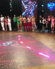 Pedro durante el voto secreto Merengue en Familia