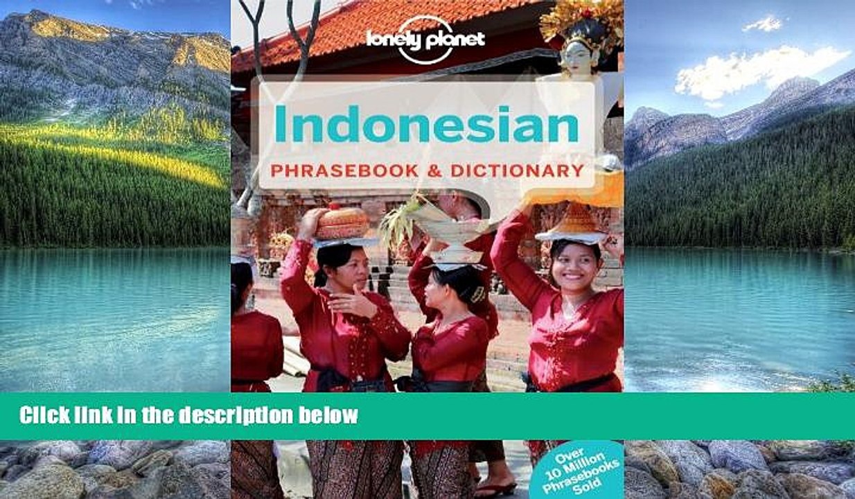 Best Buy Deals  Lonely Planet Indonesian Phrasebook   Dictionary (Lonely Planet Phrasebook and