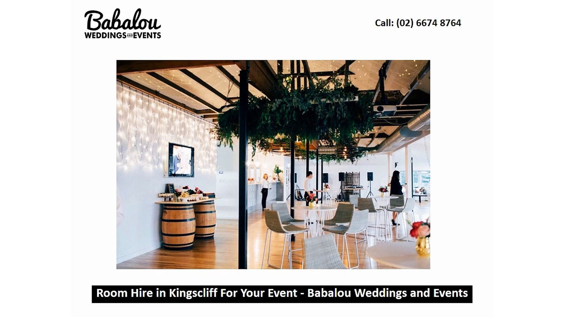 Room Hire in Kingscliff For Your Event - Babalou Weddings and Events