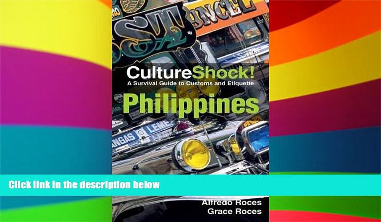 Ebook deals  Culture Shock! Philippines: A Survival Guide to Customs and Etiquette (Cultureshock