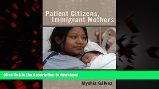 Buy book  Patient Citizens, Immigrant Mothers: Mexican Women, Public Prenatal Care, and the Birth