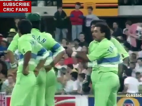 Thrilling Finish By Great Imran Khan Pakistan vs Australia -cricket fans