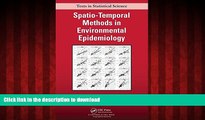 liberty book  Spatio-Temporal Methods in Environmental Epidemiology (Chapman   Hall/CRC Texts in