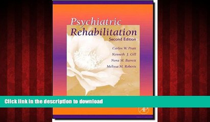 Best book  Psychiatric Rehabilitation, Second Edition online for ipad