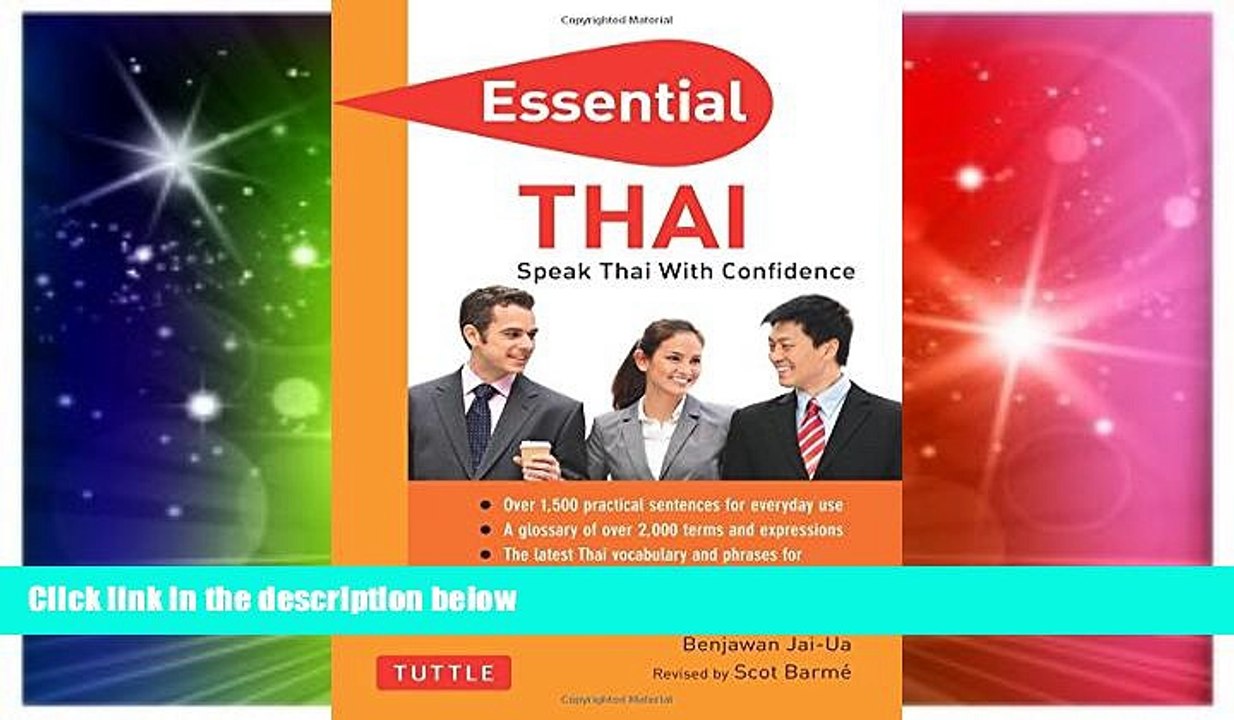 Must Have  Essential Thai: Speak Thai With Confidence! (Thai Phrasebook   Dictionary) (Essential