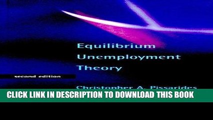 [PDF] Equilibrium Unemployment Theory - 2nd Edition Full Online