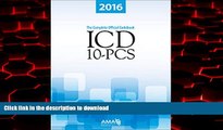 liberty book  2016 ICD-10-PCs: The Complete Official Draft Code Set online
