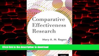 Best book  Comparative Effectiveness Research online