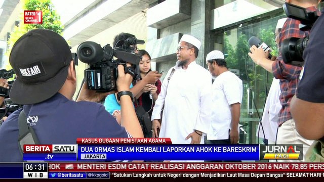FUIB dan FPI Sulsel Laporkan Ahok Atas Kasus Penistaan Agama