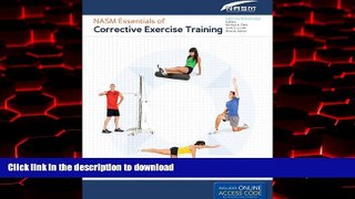 Buy books  NASM Essentials Of Corrective Exercise Training: First Edition Revised online to buy