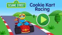 Sesame Street Cookie Kart Racing Game Fun Full HD Video for Children
