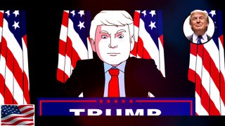 President Donald Trump Funny Cartoon