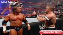 WWE - John Cena Vs Triple h Vs Edge - Bloody Match
