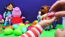 GIANT SURPRISE EGGS Disney Frozen and Peppa Pig Surprise Fun Candy and Toys Surprise Eggs video