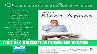 Best Seller Questions     Answers About Sleep Apnea (100 Questions   Answers) Free Read