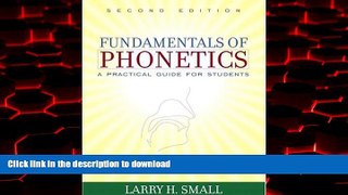 Buy book  Fundamentals of Phonetics: A Practical Guide for Students (2nd Edition) online