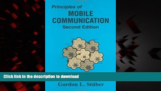 Buy book  Principles of Mobile Communication (2nd Edition) online to buy