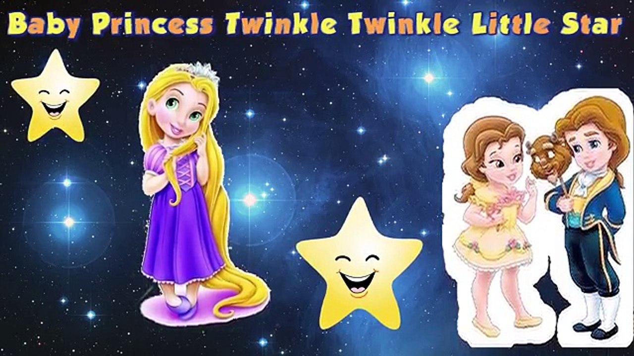Baby Princess - Twinkle Twinkle Little Star Song - Nursery Rhymes Disney Baby Princess