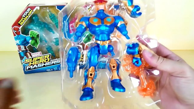 Marvel super hero mashers - Iceman, Marvel nova, Marvel Pyro, Toy for kids #SurpriseEggs4k-c8FqAfpufDA