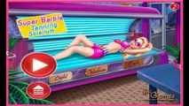 Super Barbie Tanning Solarium - Cartoon Video Game For Girls