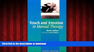 Buy books  Touch and Emotion in Manual Therapy, 1e online to buy