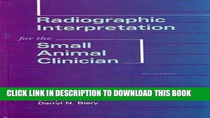 [PDF] Radiographic Interpretation for the Small Animal  Clinician Popular Online