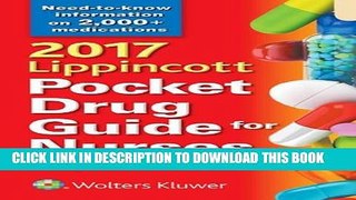 [PDF] 2017 Lippincott Pocket Drug Guide for Nurses Full Collection