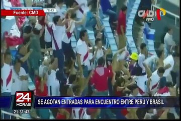 Perú vs Brasil: entradas se agotaron tras triunfo sobre Paraguay
