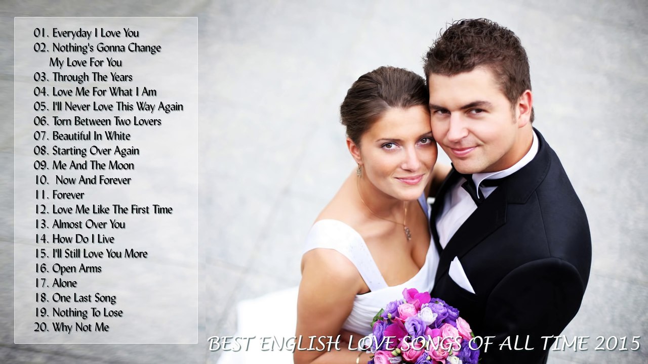 Best English Love Song Ever - Top 30 Romantic Love songs Playlist - Love Songs Of All Time