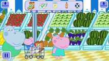 Hippo Peppa pig Supermarket baby in supermarket App for kids free game gameplay hippo peppa