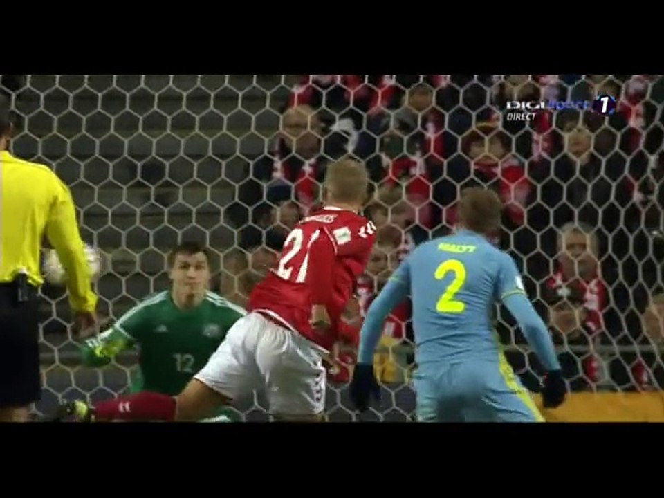 All Goals HD - Denmark 4-1 Kazakhstan - 11.11.2016 Qualification