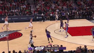 Damian Lillard's Deep 3-Pointer - Kings vs Blazers - November 11, 2016 - 2016-17 NBA Season